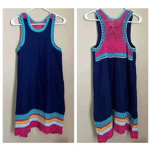 Anthro Akemi + Kin‎ Embroidered Knit Tank Dress